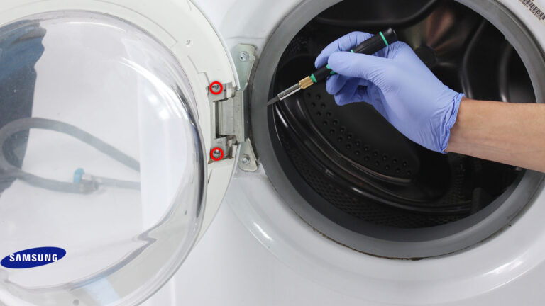 علت ارور DE ماشین لباسشویی سامسونگ