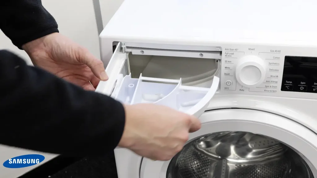 تعمیر جاپودری ماشین لباسشویی سامسونگ